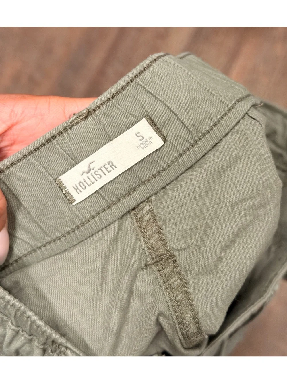 Hollister Cargo Skirt in army green